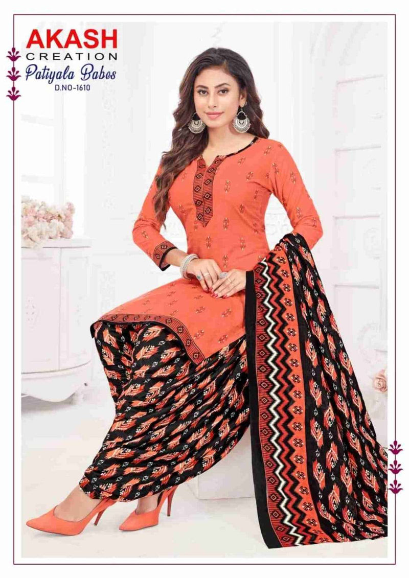 Akash Creation Patiyala Babes Vol 16 Cotton Daily Wear Salwar Suit