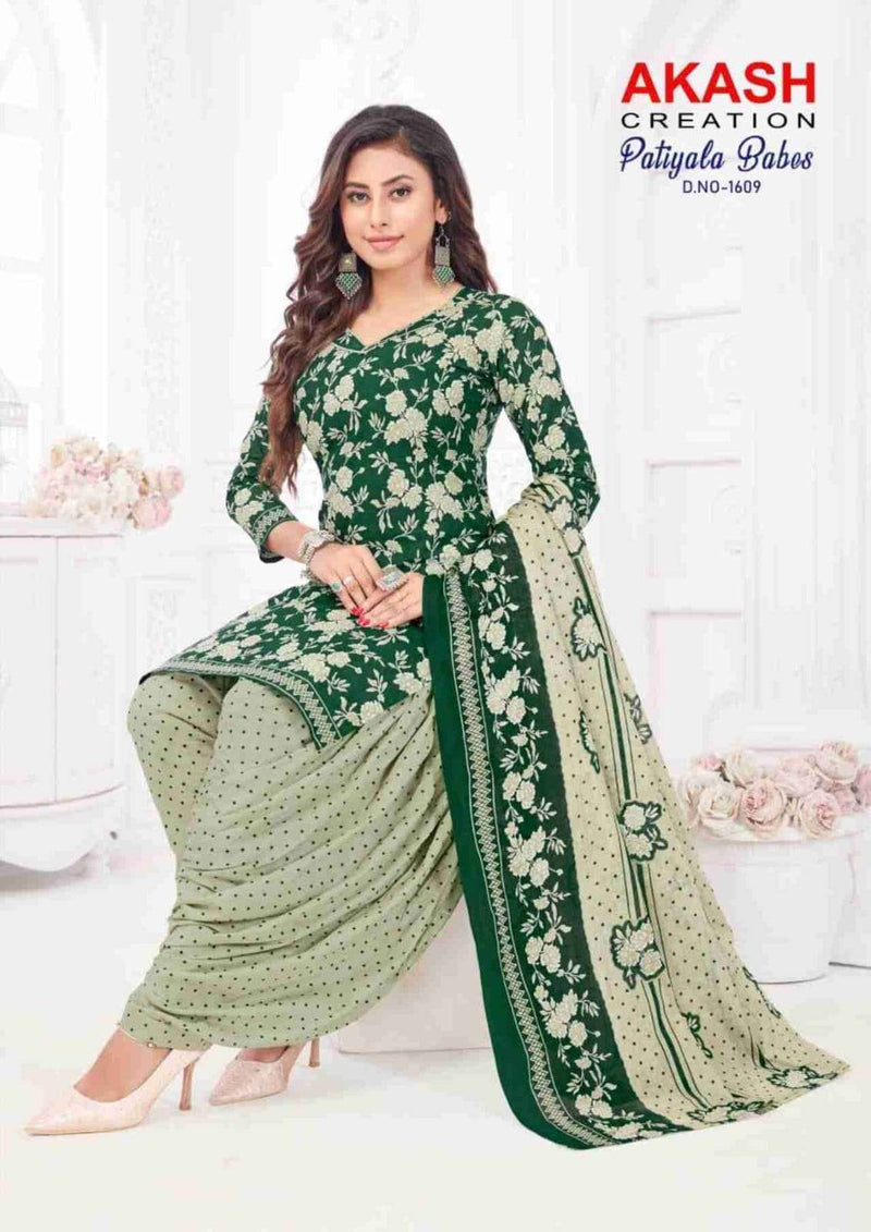 Akash Creation Patiyala Babes Vol 16 Cotton Daily Wear Salwar Suit