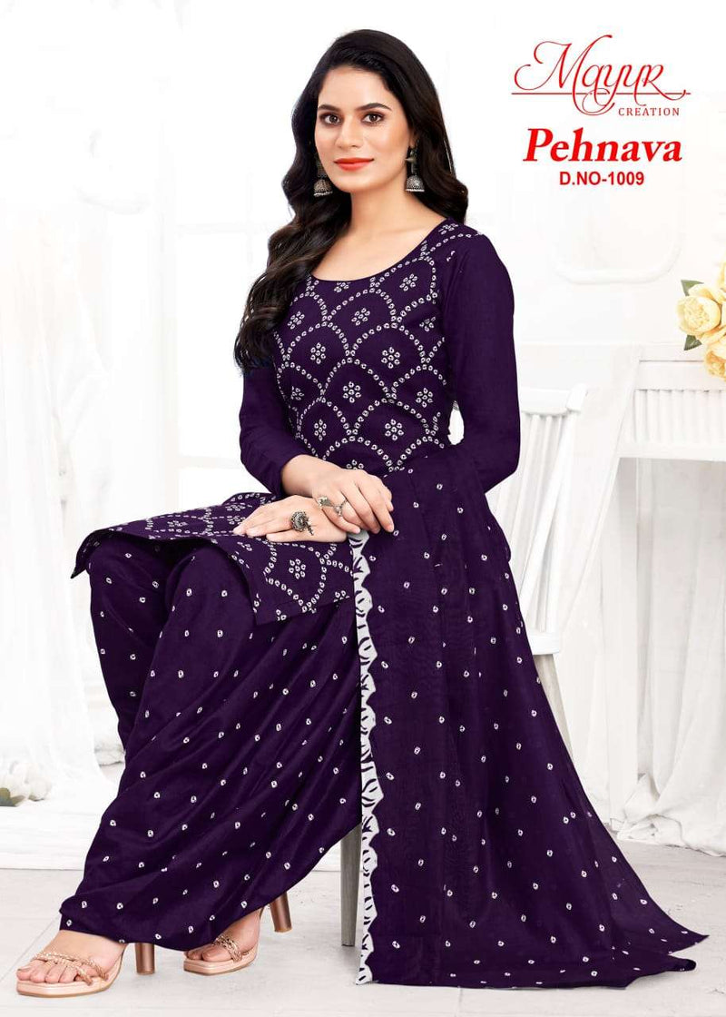 Mayur Creation Pehnava Vol 1 Cotton Daily Wear Salwar Suit