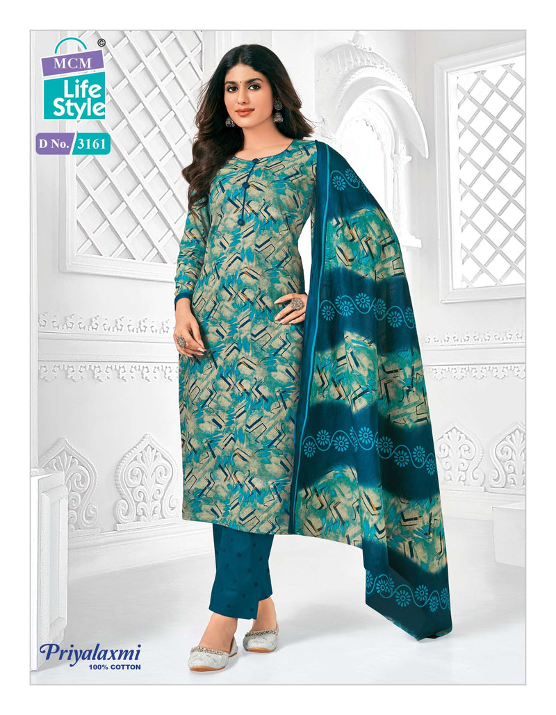 Mcm Lifestyle Priyalaxmi Vol 31 Stitch Collection Cotton Dailywear Stiched Salwar Suit