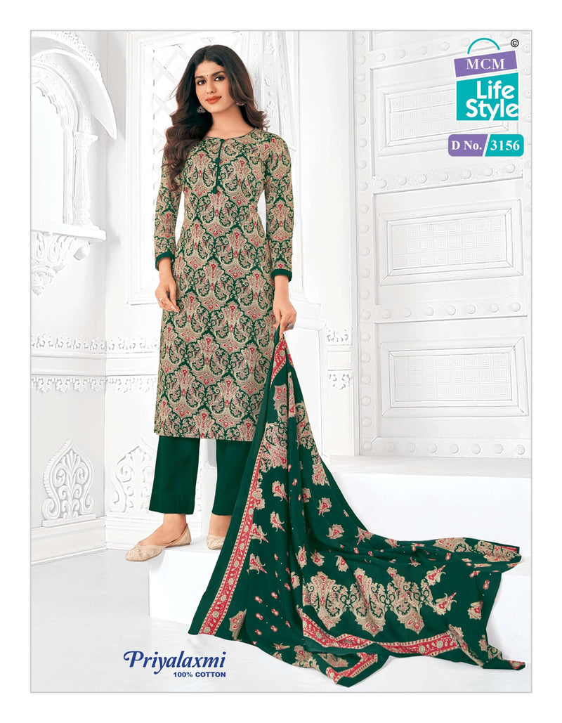 Mcm Lifestyle Priyalaxmi Vol 31 Stitch Collection Cotton Dailywear Stiched Salwar Suit