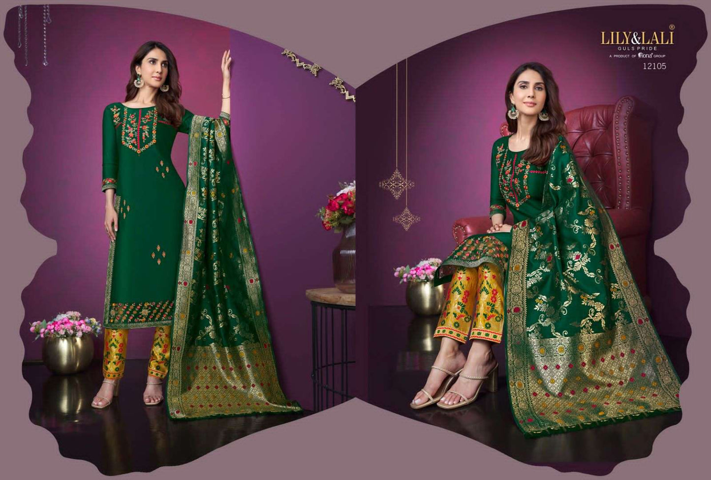 Meenakari Vol 3 By Lily & Lali Designer Party Wear Readymade Salwar Kameez