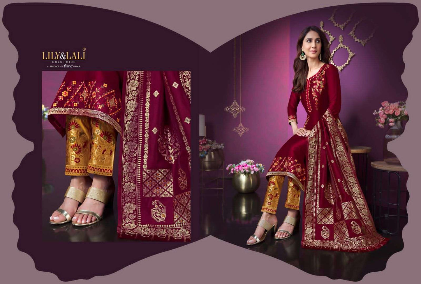 Meenakari Vol 3 By Lily & Lali Designer Party Wear Readymade Salwar Kameez