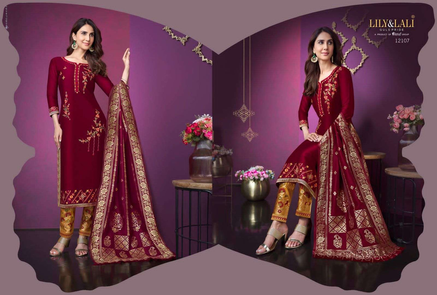 Meenakari Vol 3 By Lily & Lali Designer Party Wear Readymade Salwar Kameez