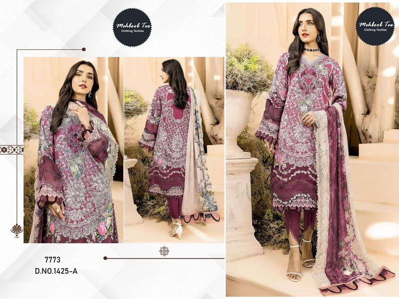 Mehboob Tex Design No 1425 Ab Edition Cotton Print Suit