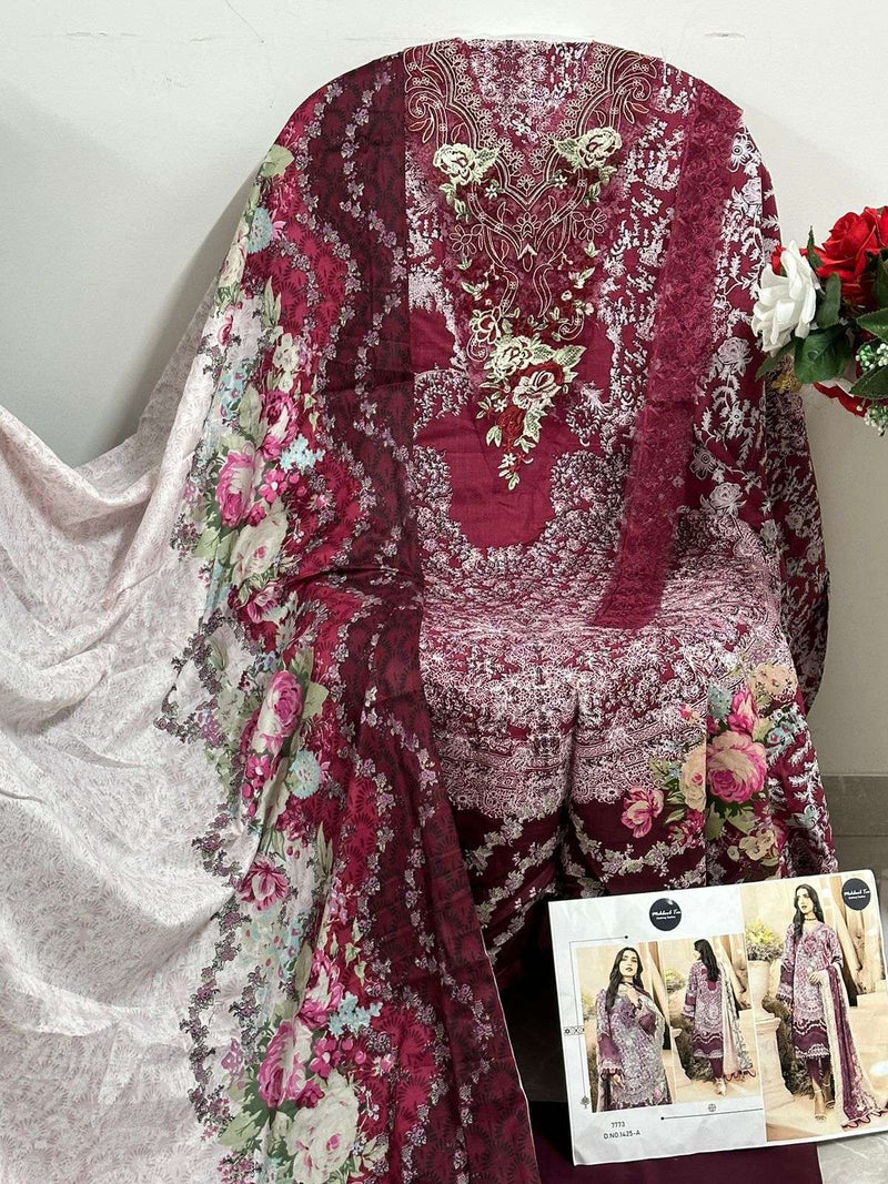 Mehboob Tex Design No 1425 Ab Edition Cotton Print Suit