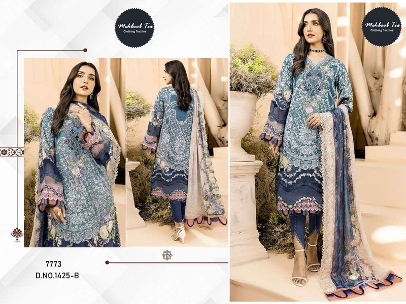 Mehboob Tex Design No 1425 Ab Edition Cotton Print Suit