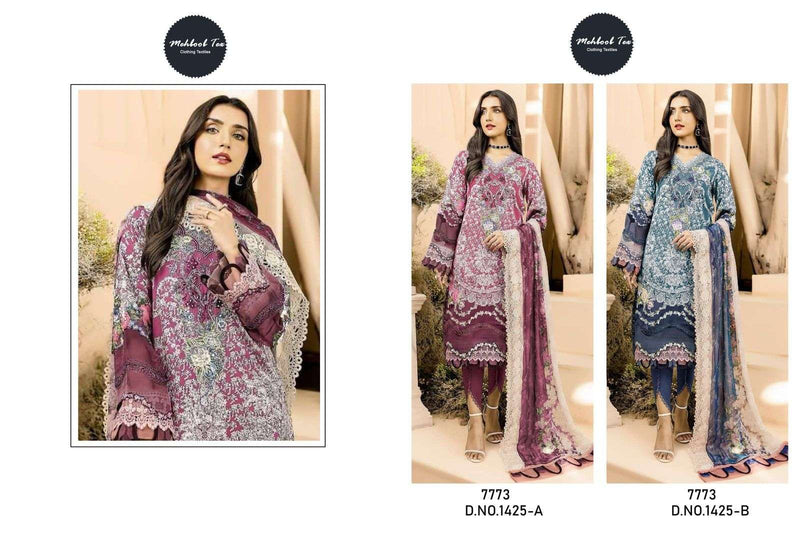 Mehboob Tex Design No 1425 Ab Edition Cotton Print Suit