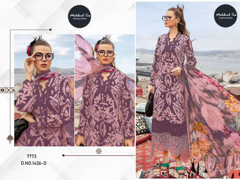 Mehboob Tex Design No 1426 Abcd Edition Cotton Print Salwar Suit