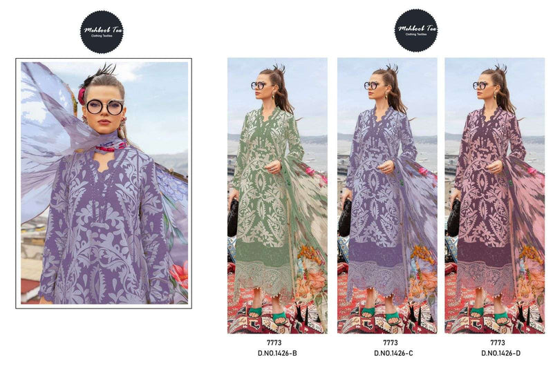 Mehboob Tex Design No 1426 Abcd Edition Cotton Print Salwar Suit