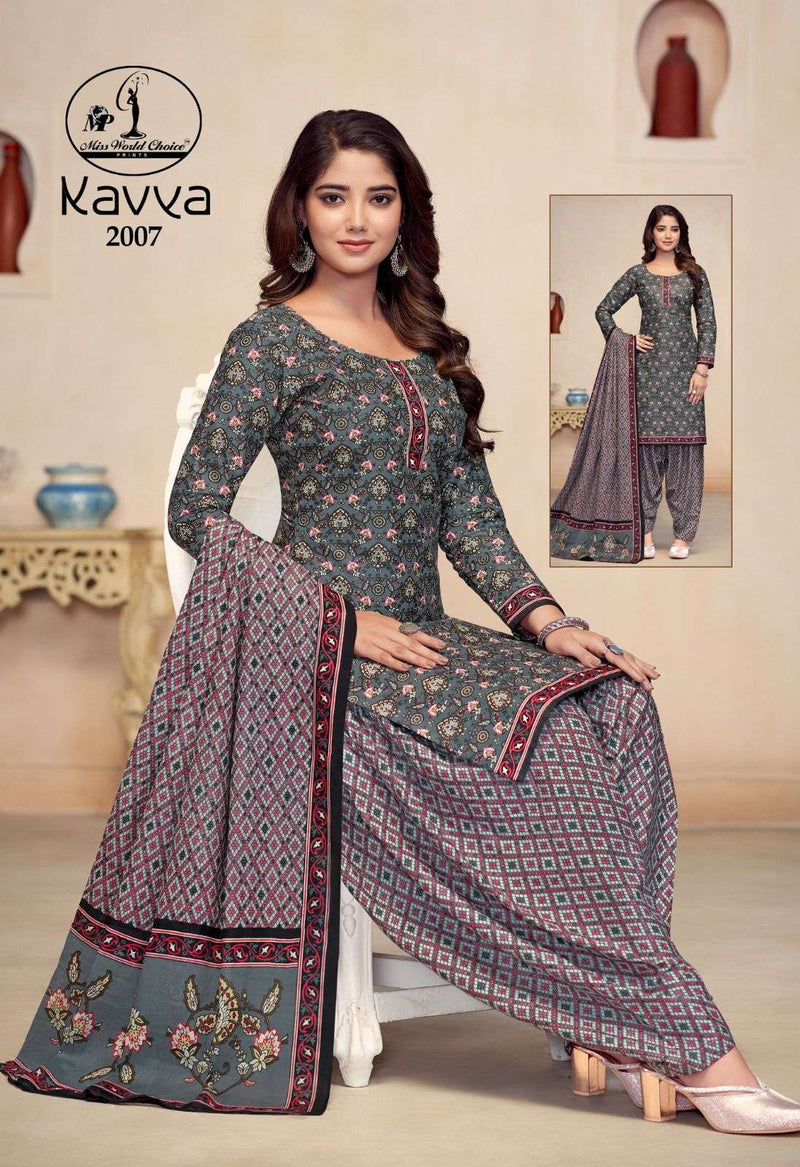 Miss World Kavya Vol 2 Cotton Daily Wear Salwar Suit Collection