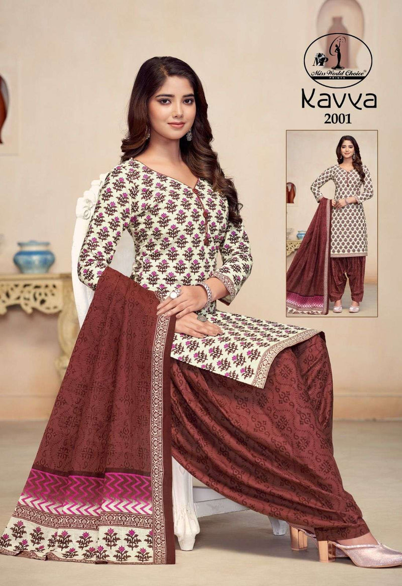 Miss World Kavya Vol 2 Cotton Daily Wear Salwar Suit Collection