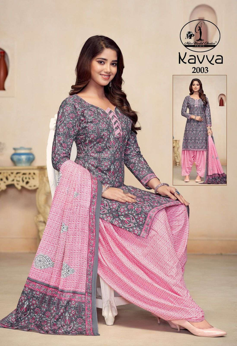 Miss World Kavya Vol 2 Cotton Daily Wear Salwar Suit Collection