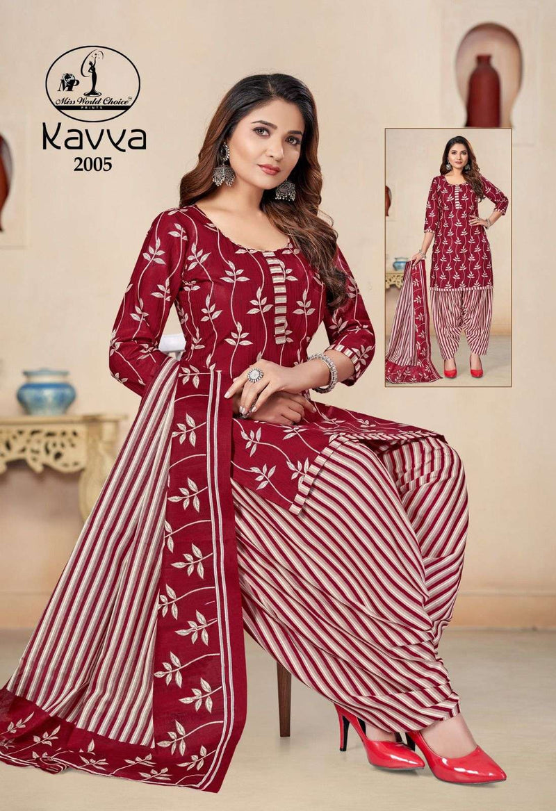 Miss World Kavya Vol 2 Cotton Daily Wear Salwar Suit Collection