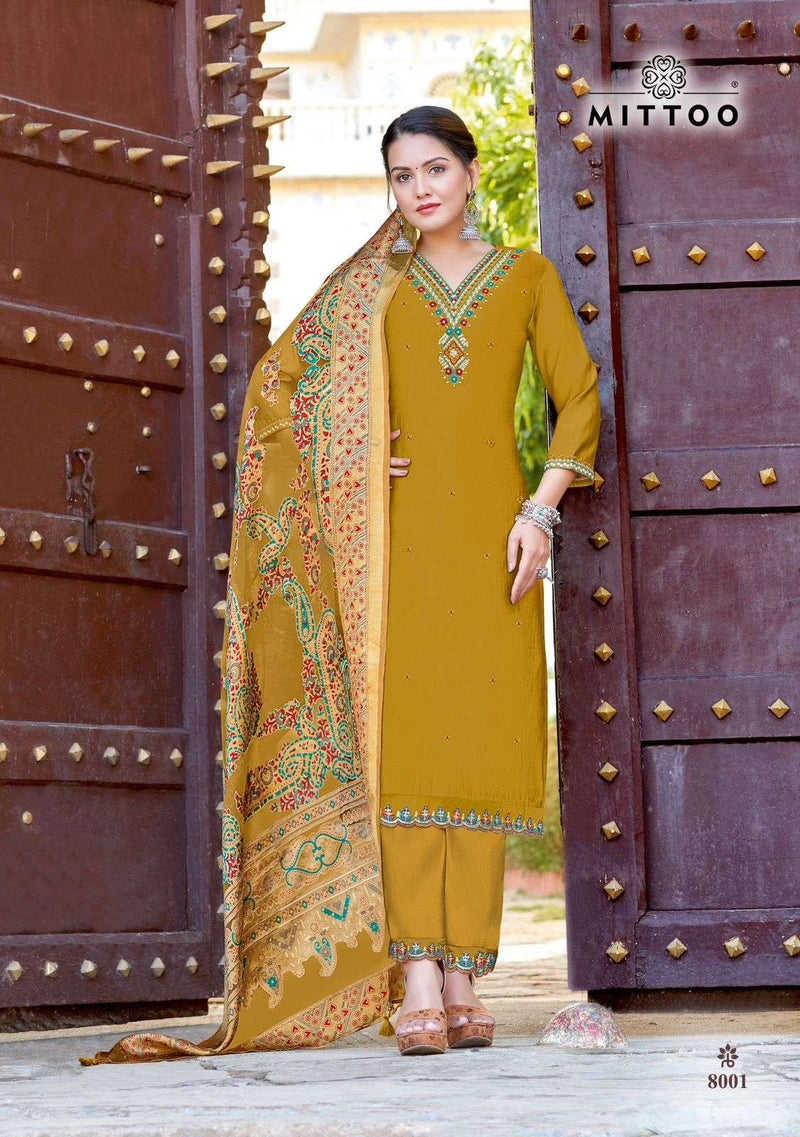 Mittoo Vivah Viscose Fancy Heavy Designer Party Wear Suit