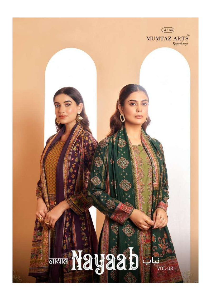 Mumtaz Arts Nayaab Vol 2 Musline Digital Handwork Salwar Kameez