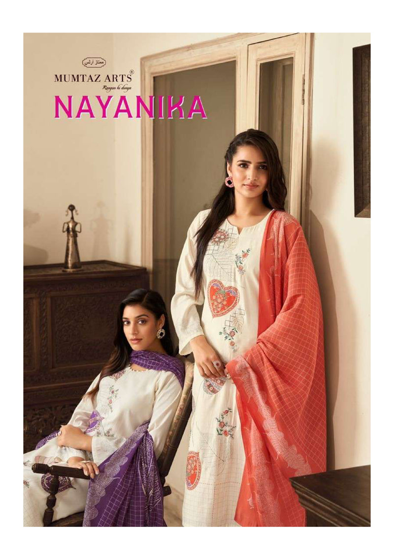 Mumtaz Arts Nayanik Musline Embroidery Work Casual Wear Salwar Suit