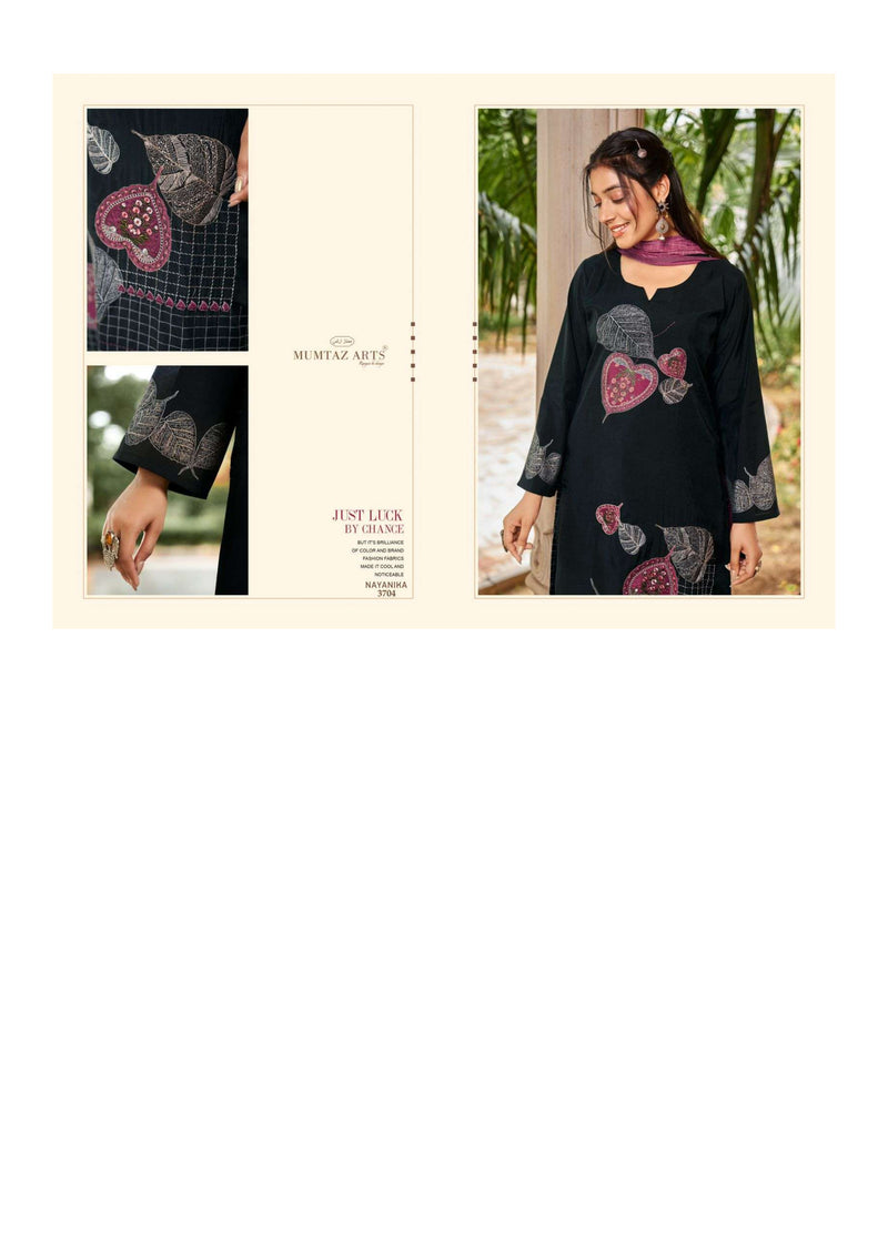 Mumtaz Arts Nayanik Musline Embroidery Work Casual Wear Salwar Suit