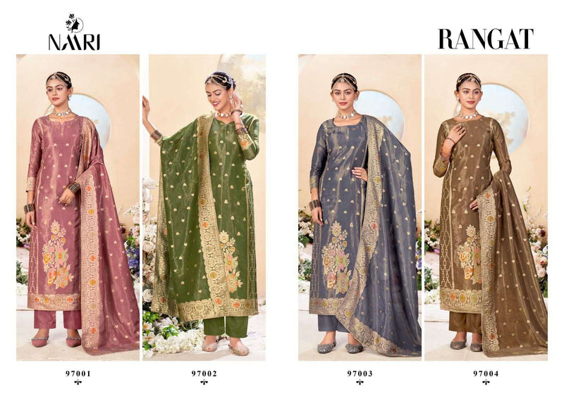 Naari Rangat Jacquard Designer Festiv Wear Salwar Suit