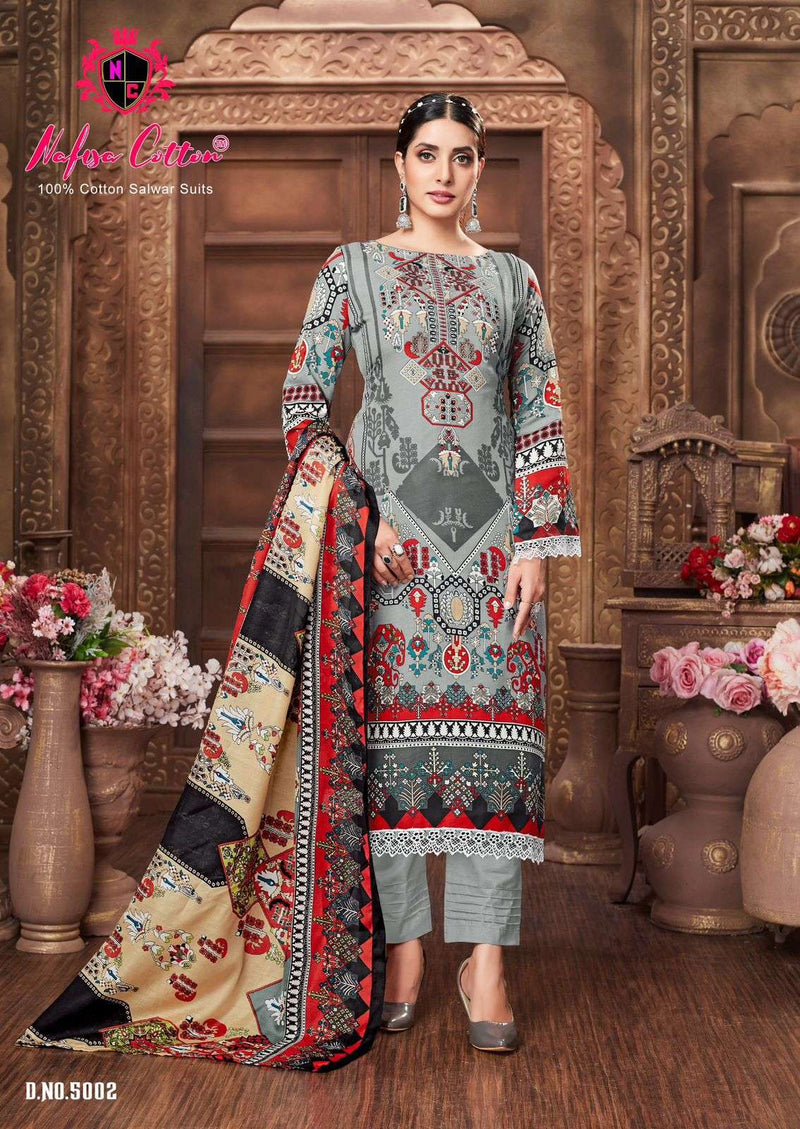 Nafisa Cotton Mahera Karachi Suits Vol 5 Cotton Digital Pakistani Suit