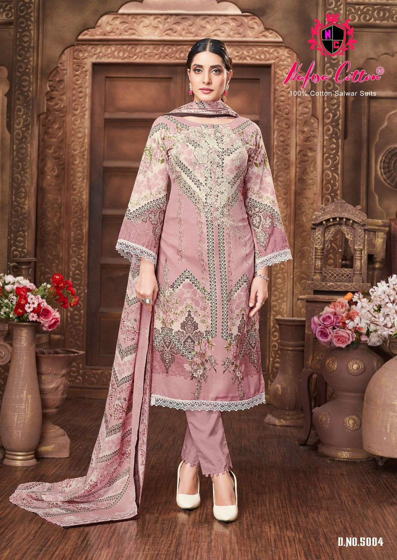 Nafisa Cotton Mahera Karachi Suits Vol 5 Cotton Digital Pakistani Suit