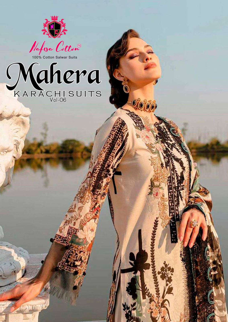 Nafisa Cotton Mahera Karachi Suits Vol 6 Salwar Suit