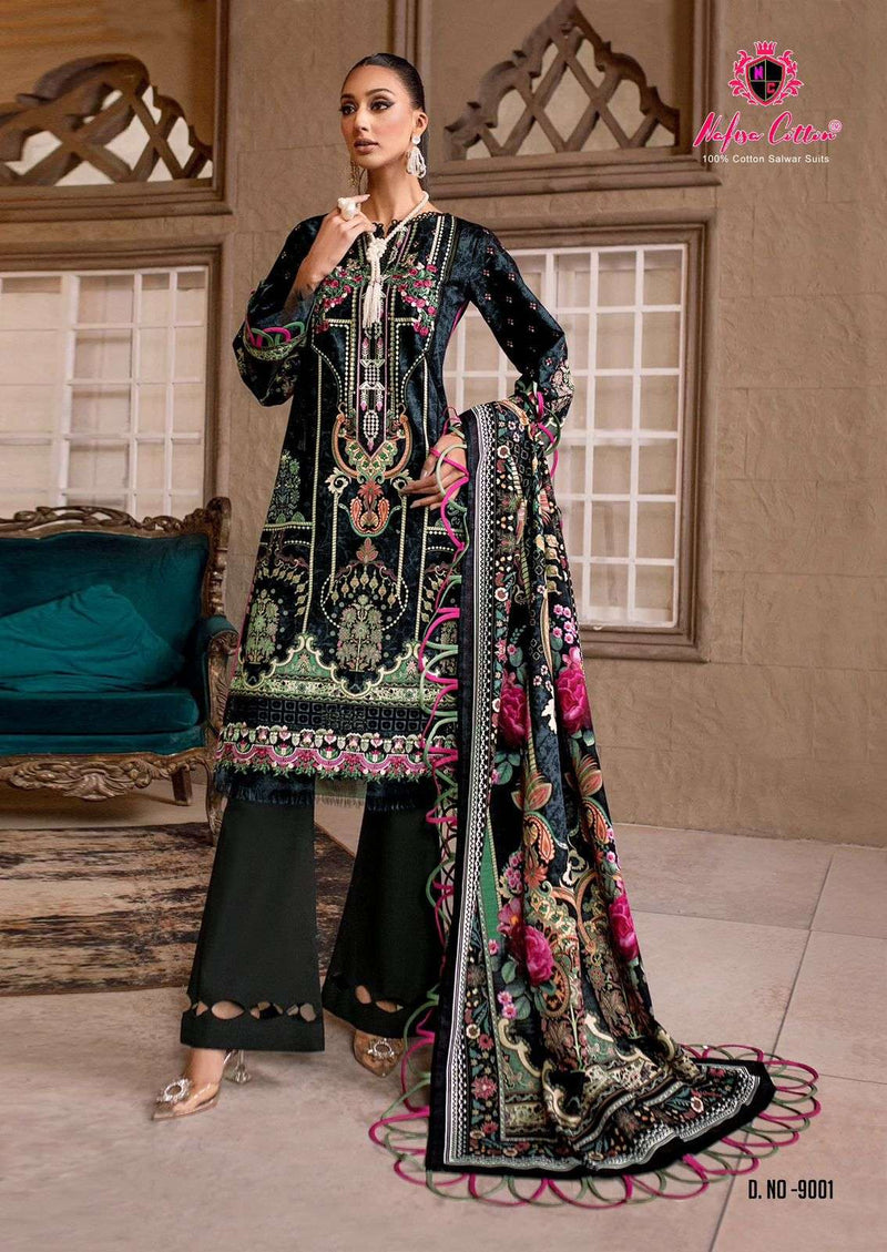 Nafisa Cotton Safina Vol 9 Digital Style Print Daily Wear Salwar Suit