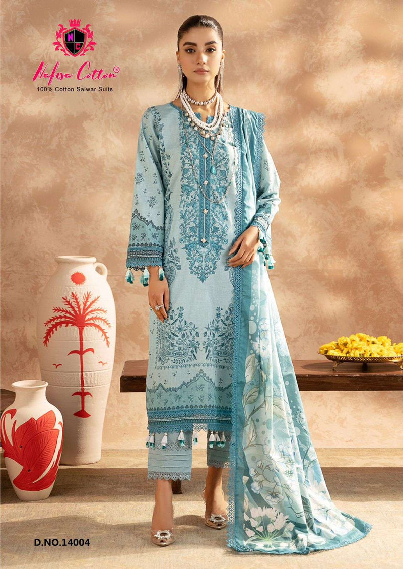 Nafisa Sahil Designer Cotton Collection Vol 14 Daily Wear Fancy Salwar Suit