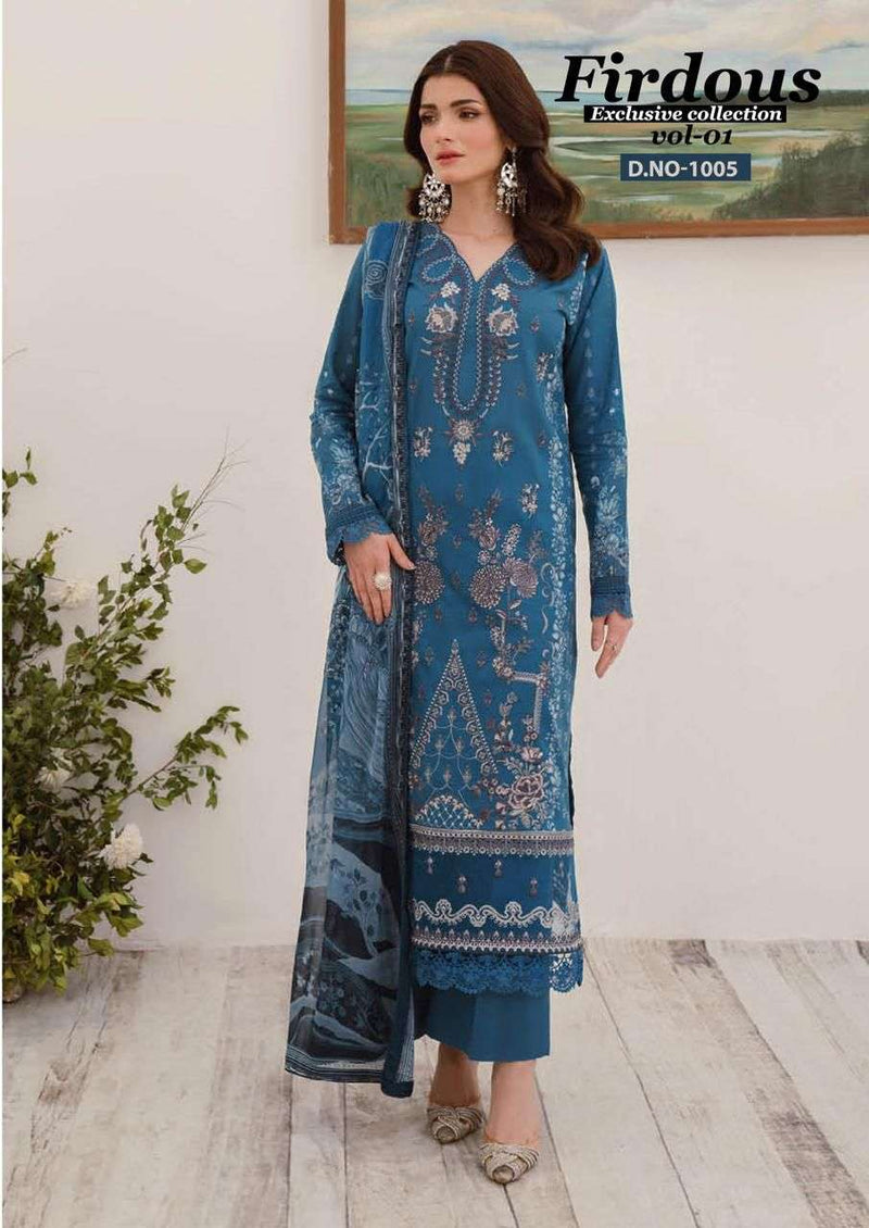 Nand Gopal Firdous Vol 1 Cotton Digital Printed  Daily Wear Salwar Suit