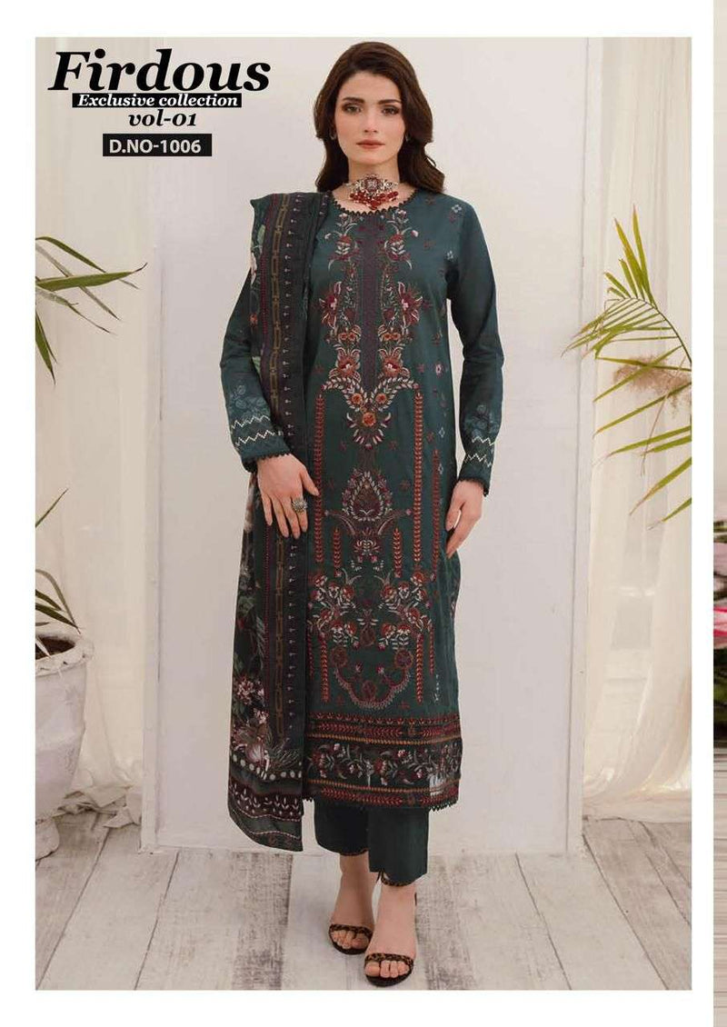 Nand Gopal Firdous Vol 1 Cotton Digital Printed  Daily Wear Salwar Suit