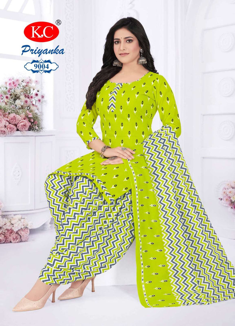 Navkar Priyanka Vol 9 Cotton Print Daily Wear Salwar Suit Collection