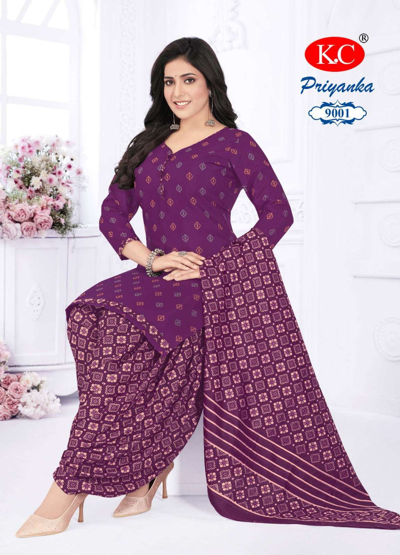 Navkar Priyanka Vol 9 Cotton Print Daily Wear Salwar Suit Collection