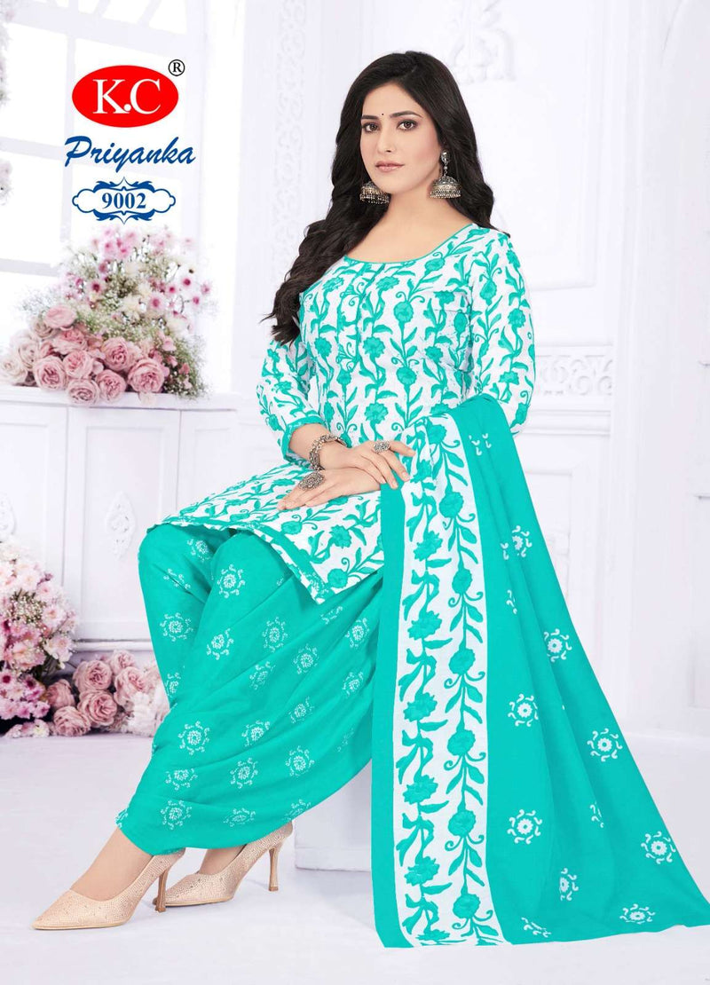 Navkar Priyanka Vol 9 Cotton Print Daily Wear Salwar Suit Collection