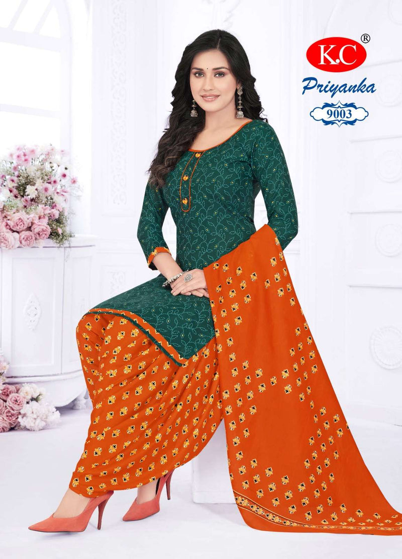 Navkar Priyanka Vol 9 Cotton Print Daily Wear Salwar Suit Collection