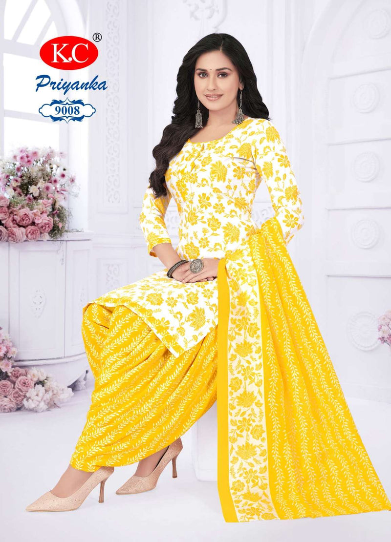 Navkar Priyanka Vol 9 Cotton Print Daily Wear Salwar Suit Collection