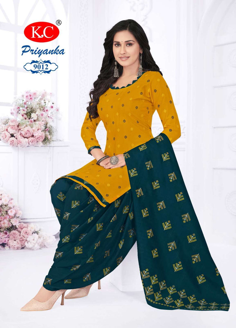 Navkar Priyanka Vol 9 Cotton Print Daily Wear Salwar Suit Collection