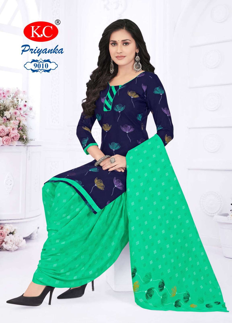 Navkar Priyanka Vol 9 Cotton Print Daily Wear Salwar Suit Collection