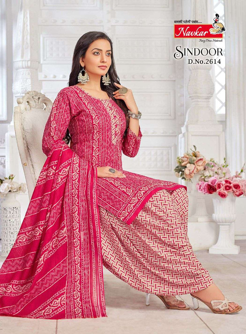 Navkar Sindoor Vol 26 Cotton Patiyala Daily Wear Suit