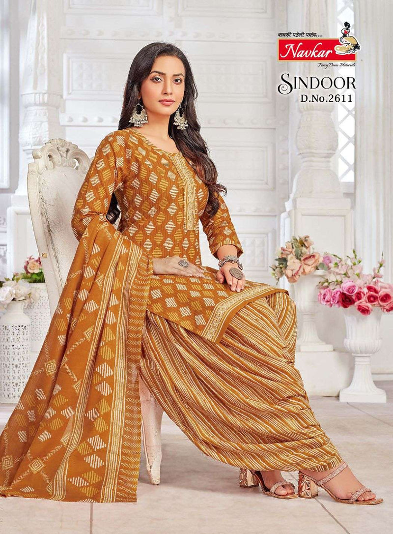 Navkar Sindoor Vol 26 Cotton Patiyala Daily Wear Suit