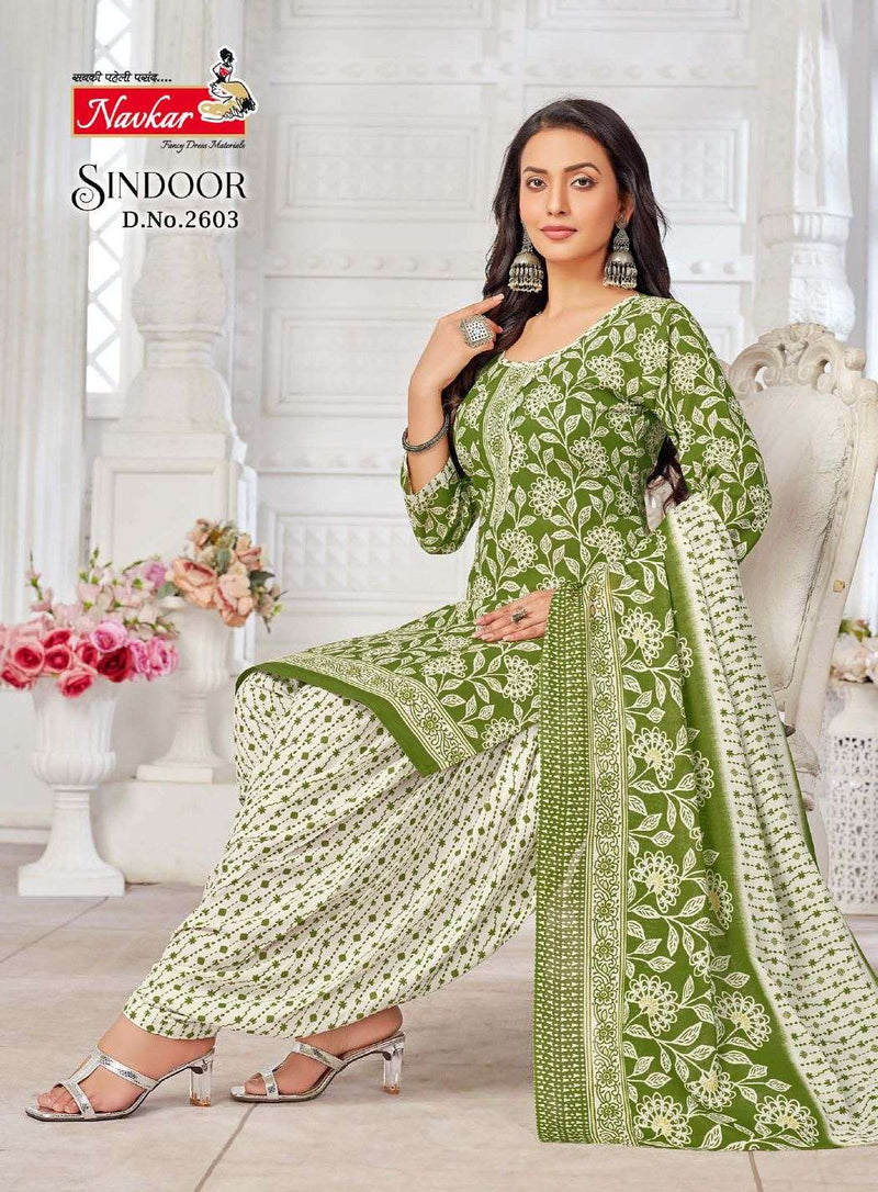 Navkar Sindoor Vol 26 Cotton Patiyala Daily Wear Suit