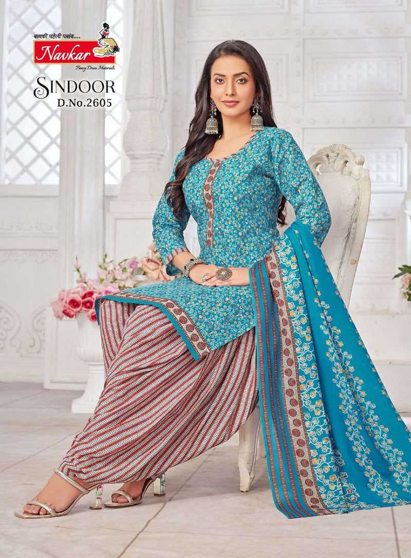 Navkar Sindoor Vol 26 Cotton Patiyala Daily Wear Suit