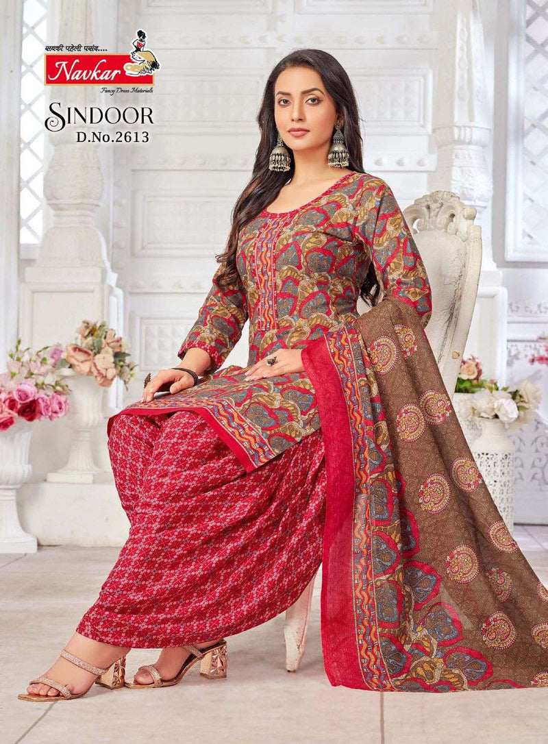 Navkar Sindoor Vol 26 Cotton Patiyala Daily Wear Suit