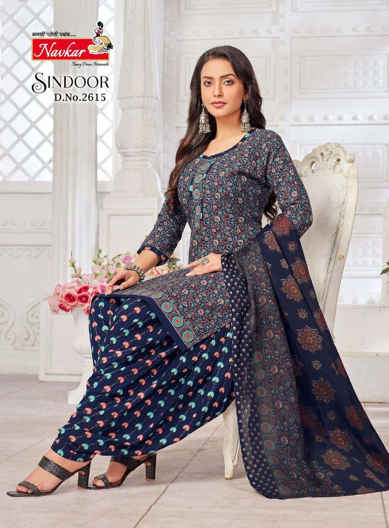 Navkar Sindoor Vol 26 Cotton Patiyala Daily Wear Suit