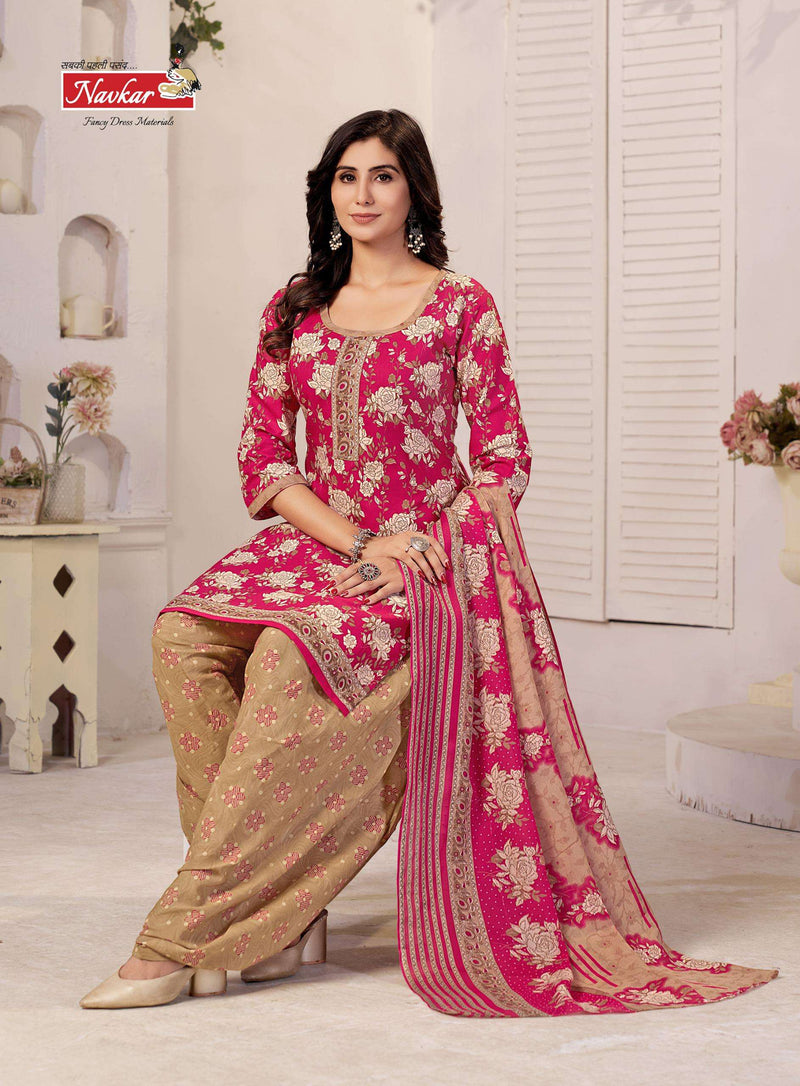 Navkar Siyona Vol 1 Cotton Print Dailywear Stiched Salwar Suit