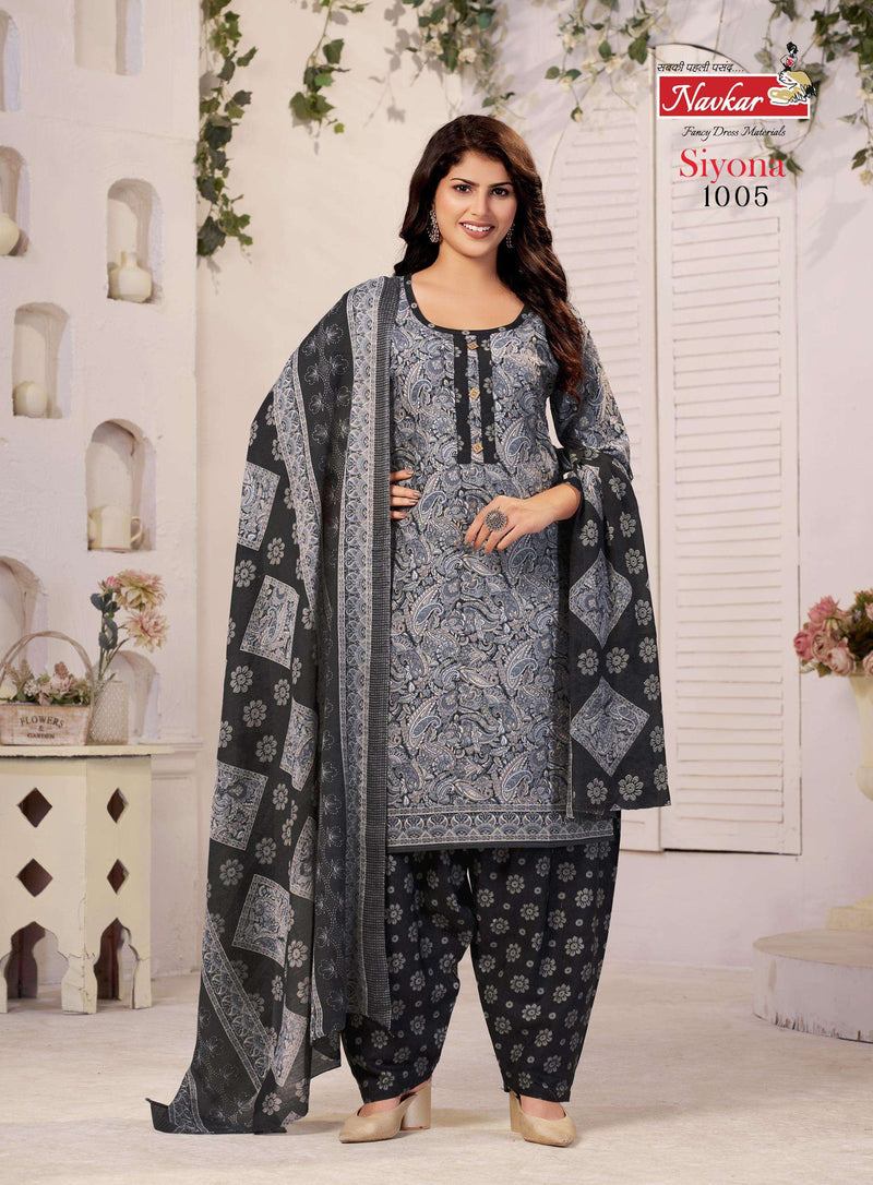 Navkar Siyona Vol 1 Cotton Print Dailywear Stiched Salwar Suit