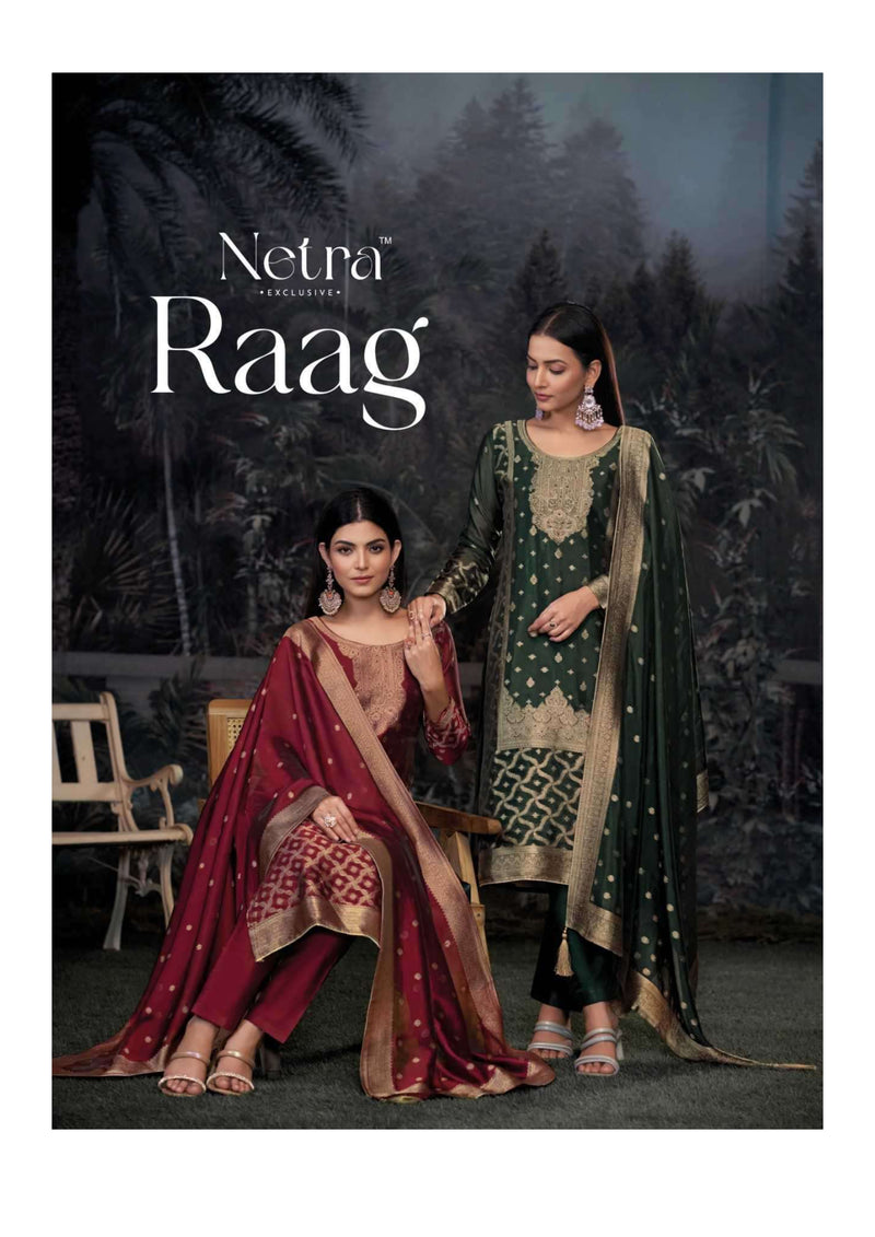 Netra Raag Pure Silk Wedding Wear Salwar Suit Collection