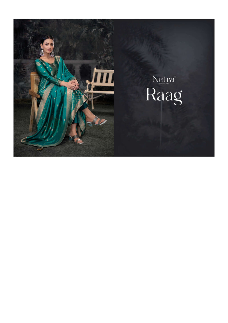 Netra Raag Pure Silk Wedding Wear Salwar Suit Collection