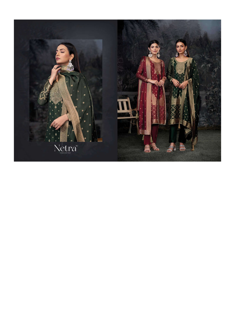 Netra Raag Pure Silk Wedding Wear Salwar Suit Collection