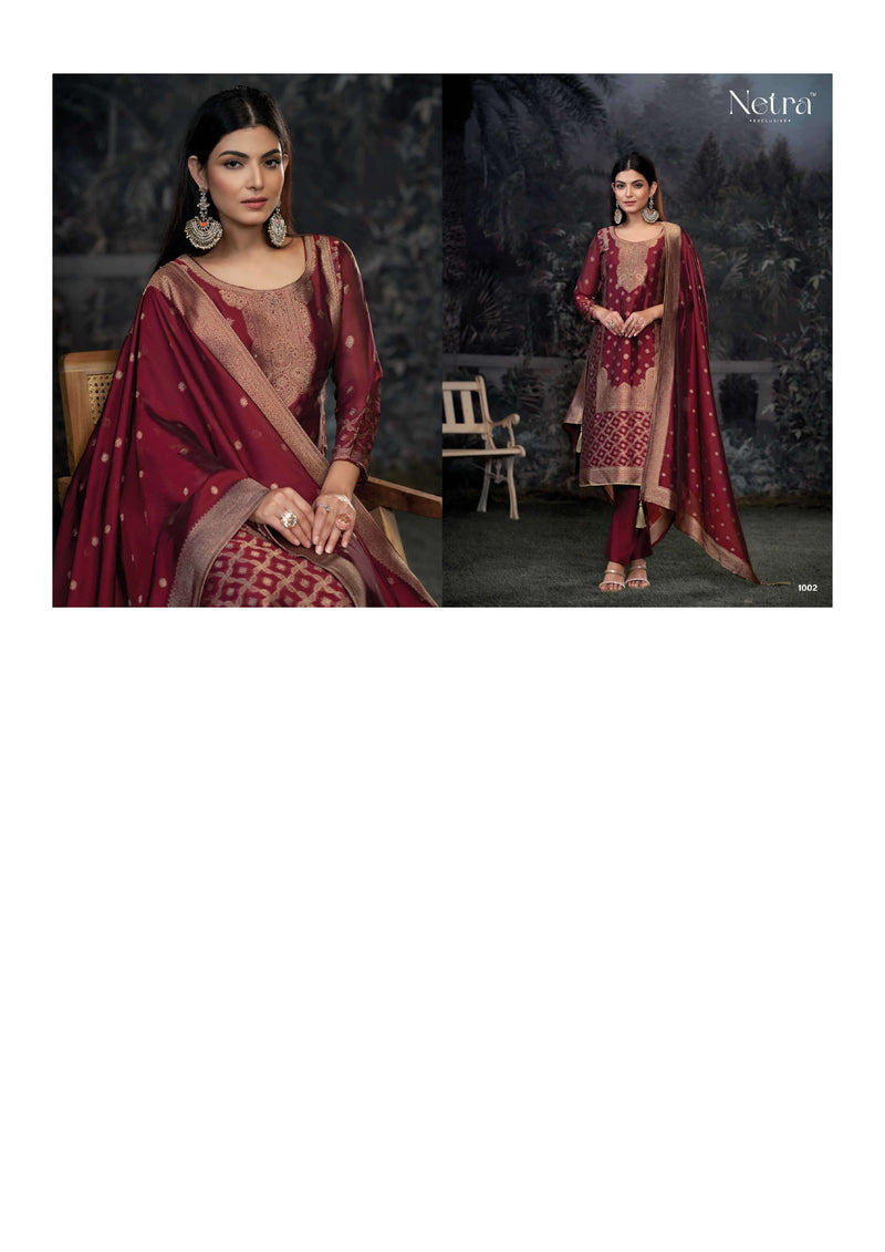 Netra Raag Pure Silk Wedding Wear Salwar Suit Collection