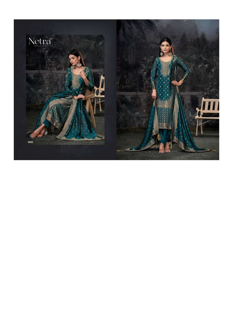 Netra Raag Pure Silk Wedding Wear Salwar Suit Collection